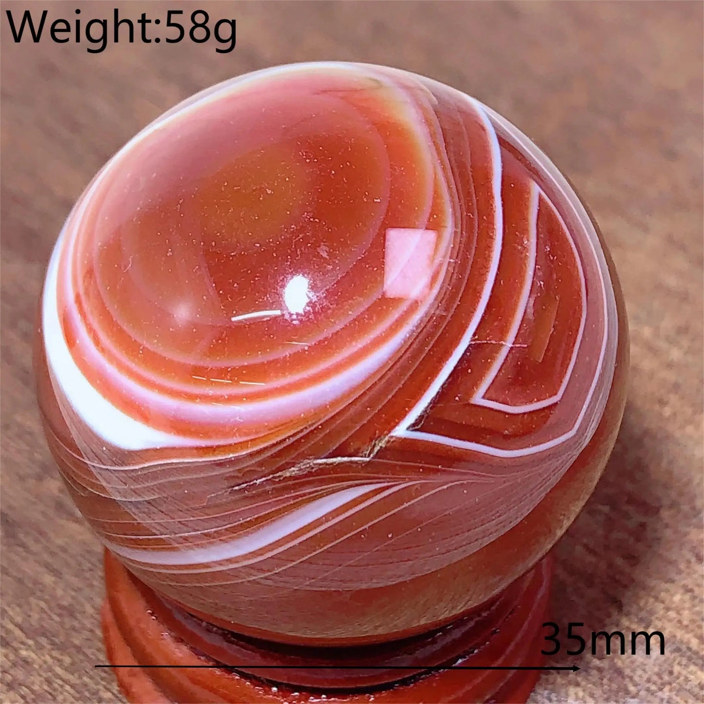 High Quality Healing Natural Crystals Sardonyx Sphere Ball Home Decorations Polished Room Decor Energy Gift Mineral Ore Stone