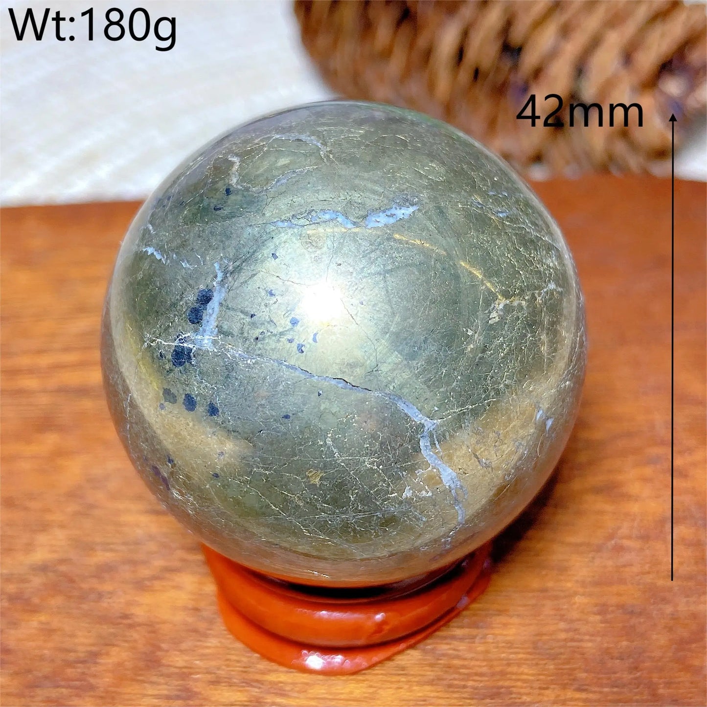 Natural Crystals Pyrite Sphere Ball Polished Healing Mineral Energy Stone Reiki Home Decorations Gift Ore Crafts Desk