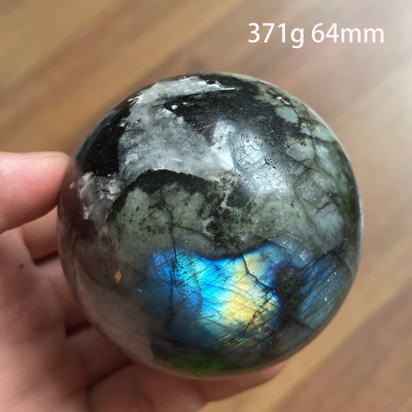 Natural Stone Labradorite Rock Polished Crystal Ball Quartz Sphere Moonstone Feng Shui Home Decoration Gift Reiki Healing