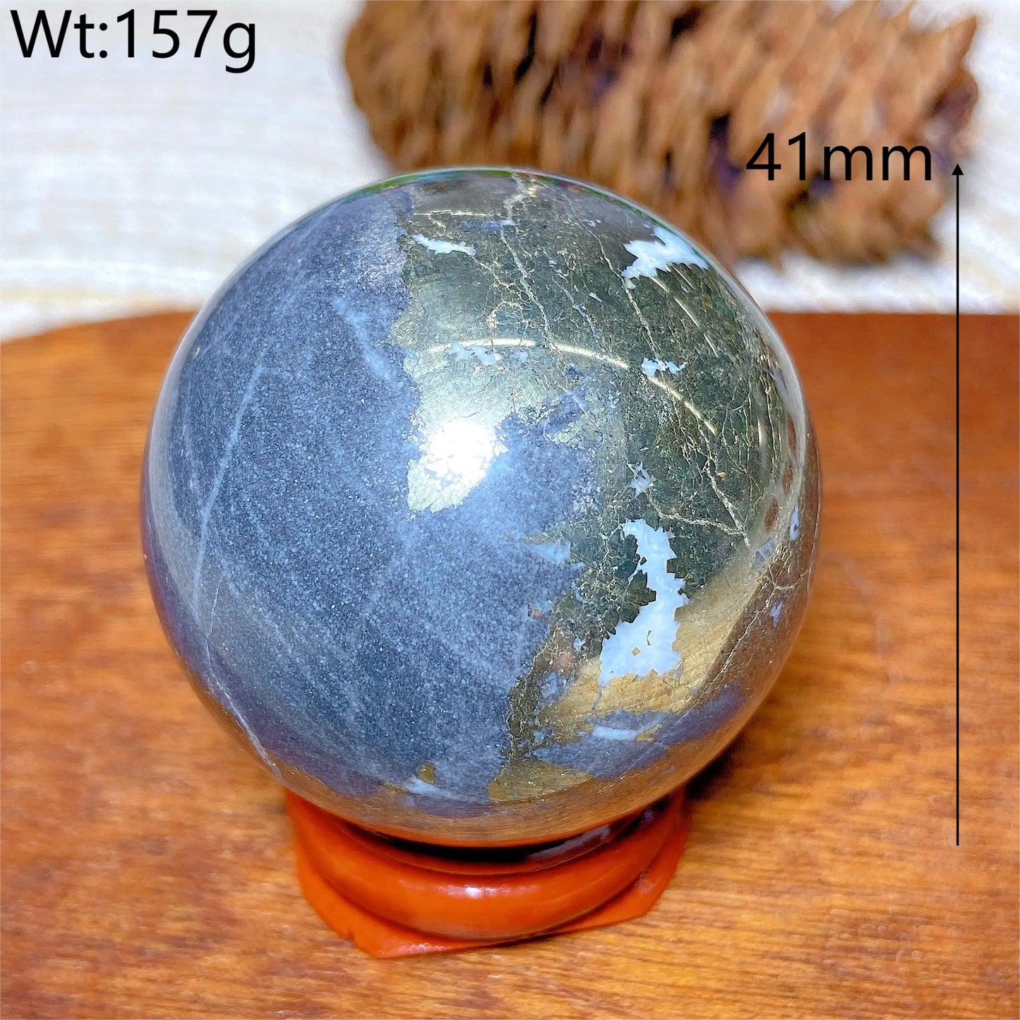 Natural Crystals Pyrite Sphere Ball Polished Healing Mineral Energy Stone Reiki Home Decorations Gift Ore Crafts Desk