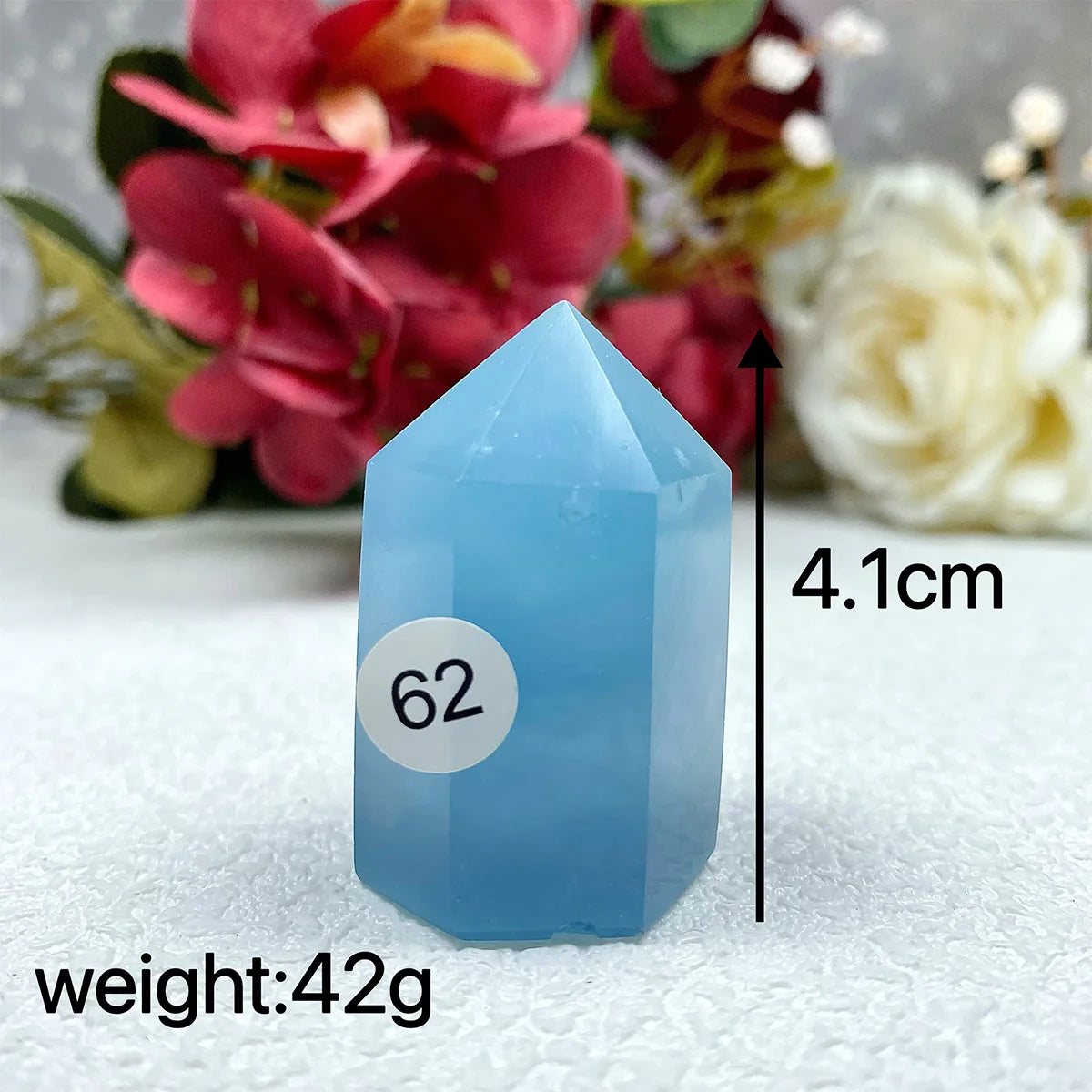 Natural Aquamarine Sapphire  Crystal Tower Exquisite Reiki Crystal Energy Sphere Home Decor Jewelry Gift