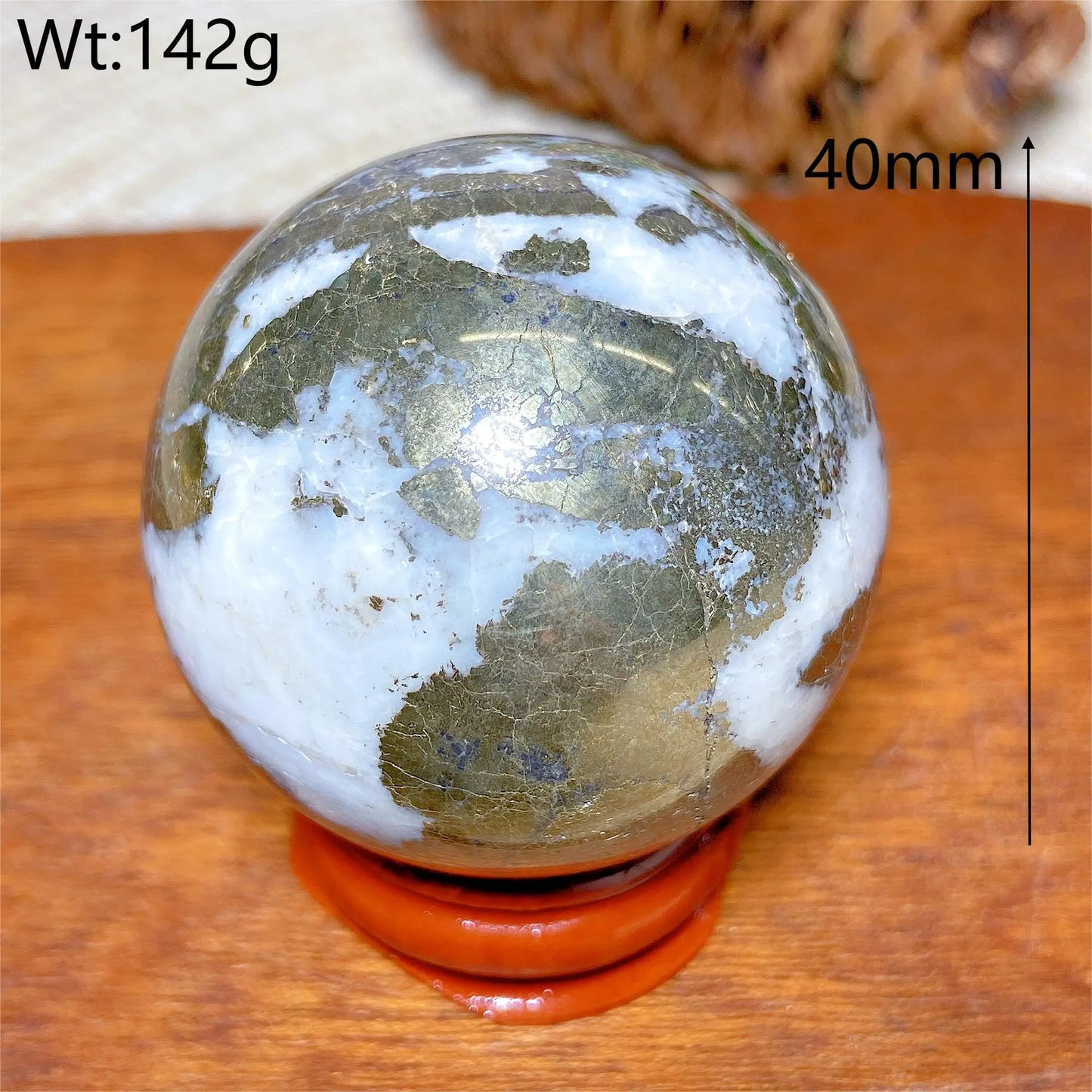 Natural Crystals Pyrite Sphere Ball Polished Healing Mineral Energy Stone Reiki Home Decorations Gift Ore Crafts Desk