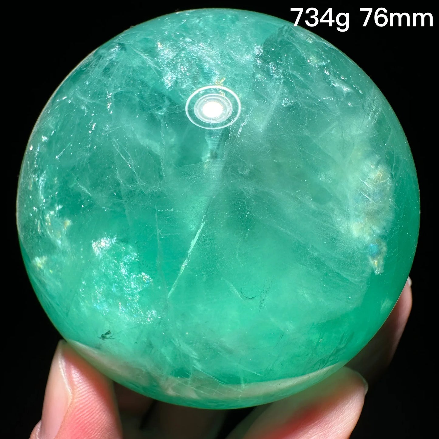 Natural Green Fluorite Sphere Polished Quartz Crystal Ball Feng Shui Witchcraft Home Decor Gift Reiki Healing Stone