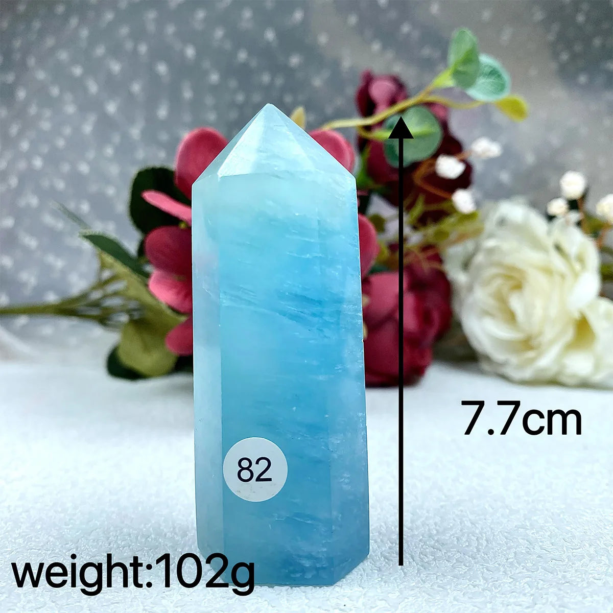 Natural Aquamarine Sapphire  Crystal Tower Exquisite Reiki Crystal Energy Sphere Home Decor Jewelry Gift