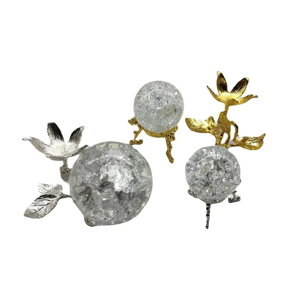 Transparent Nordic Home Decoration Handicraft DIY Feng Shui Ornament Crystal Ball Glass Marble Magic Sphere