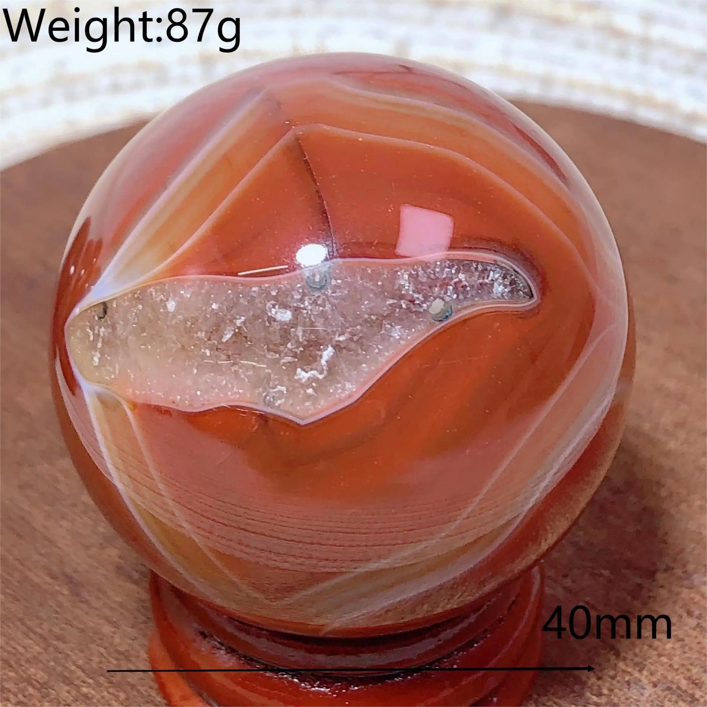 High Quality Healing Natural Crystals Sardonyx Sphere Ball Home Decorations Polished Room Decor Energy Gift Mineral Ore Stone