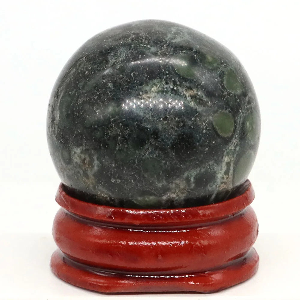 30mm Natural Stone and Crystal Ball Home Decor Reiki Healing Wicca Gemstone Sphere Collection Mineral Energy Gems Massage Globe