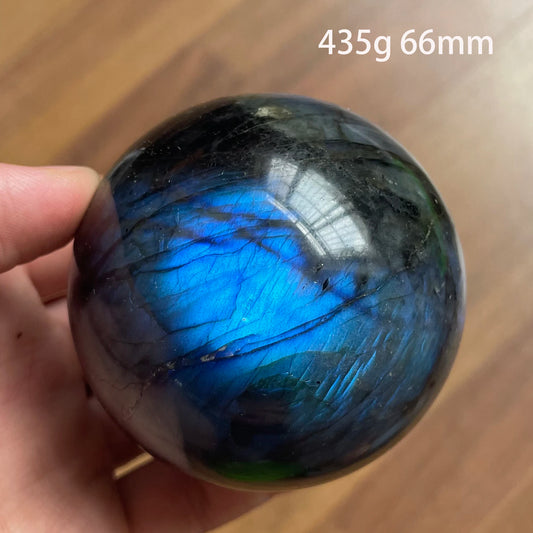 Natural Stone Labradorite Rock Polished Crystal Ball Quartz Sphere Moonstone Feng Shui Home Decoration Gift Reiki Healing