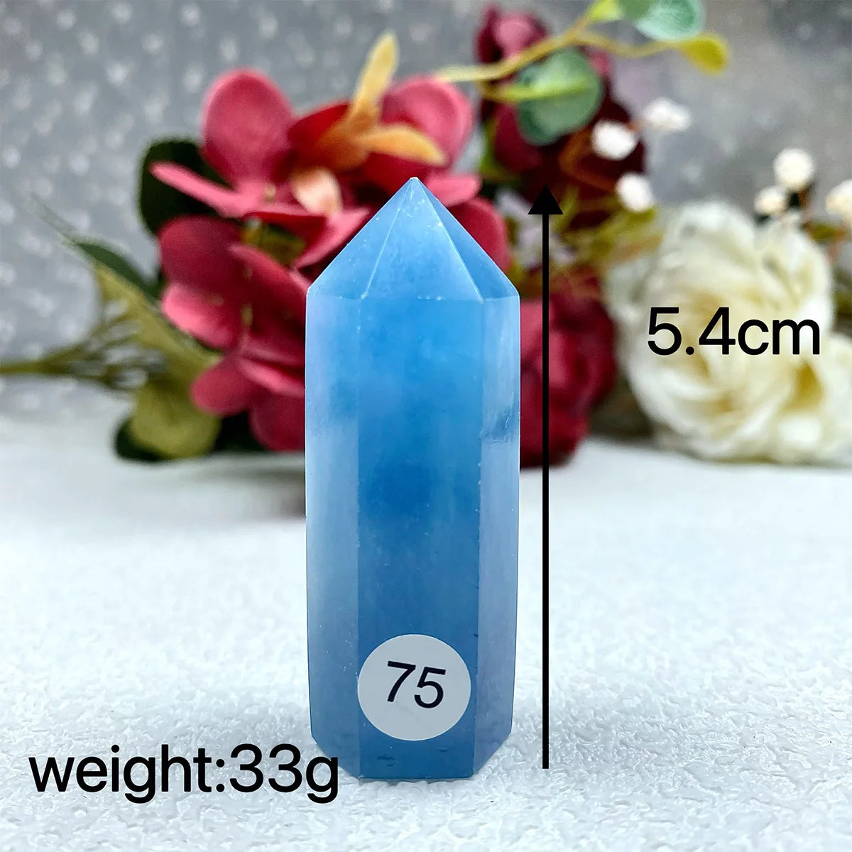 Natural Aquamarine Sapphire  Crystal Tower Exquisite Reiki Crystal Energy Sphere Home Decor Jewelry Gift