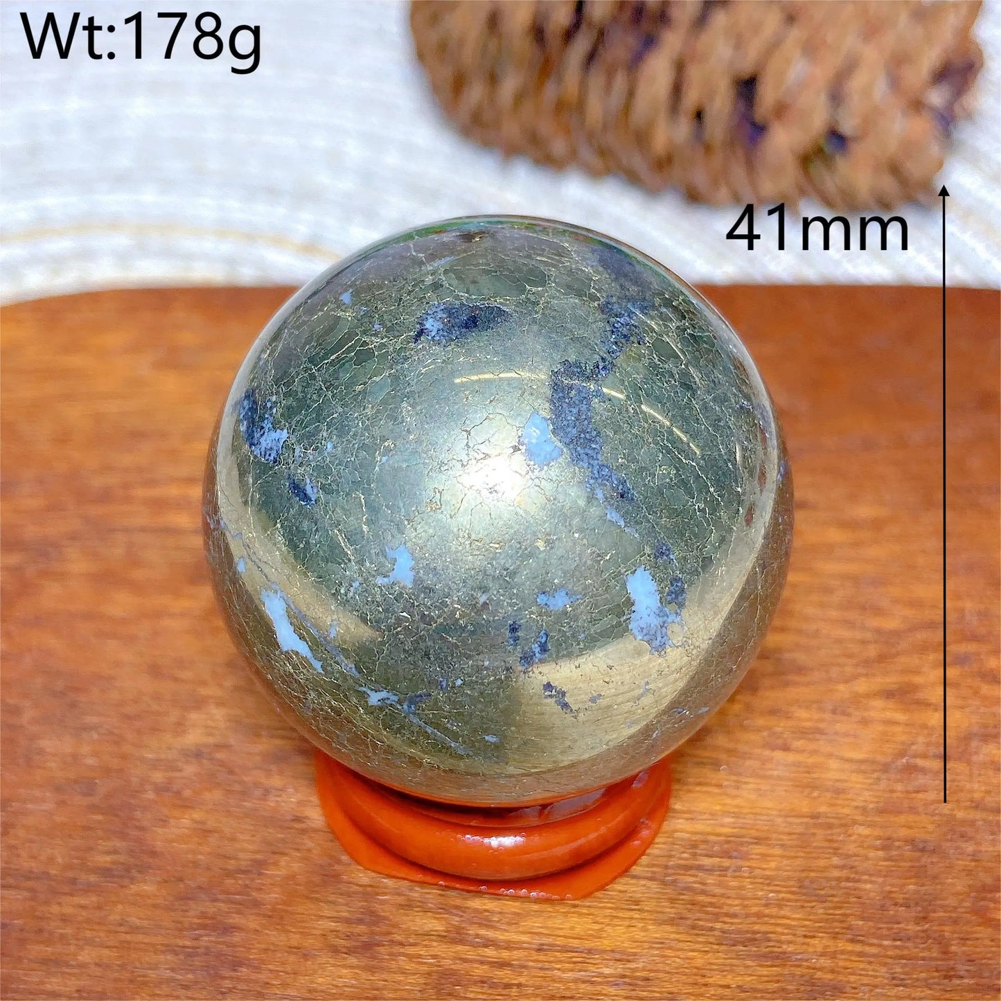 Natural Crystals Pyrite Sphere Ball Polished Healing Mineral Energy Stone Reiki Home Decorations Gift Ore Crafts Desk