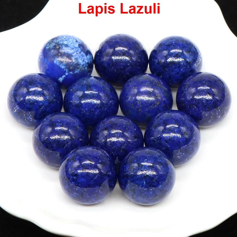 Wholesale 16mm Mini Crystal Balls Natural Healing Stones Pocket Spheres Chakra Globe Reiki Bead Mineral Gems Specimen Home Decor