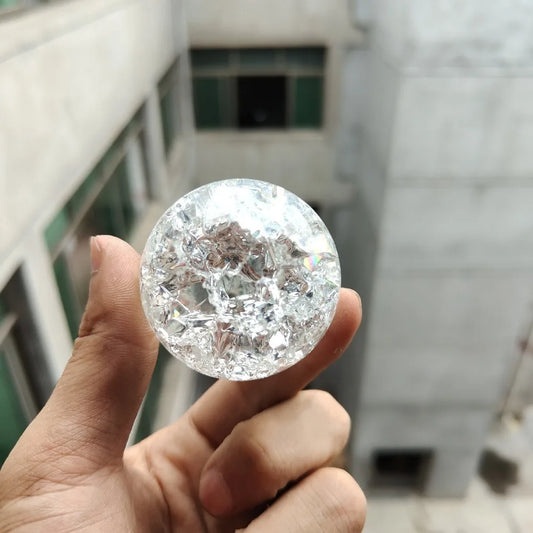 Transparent Nordic Home Decoration Handicraft DIY Feng Shui Ornament Crystal Ball Glass Marble Magic Sphere