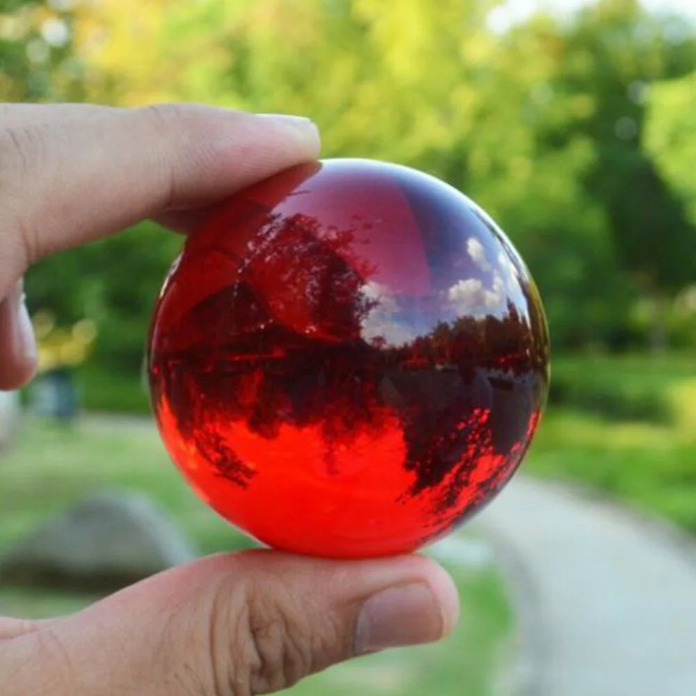 40/50/60MM Asia Rare Clear Multicolor K9 Crystal Ball Healing Magic Sphere Photography Props Lensball Living Room Decor Gifts