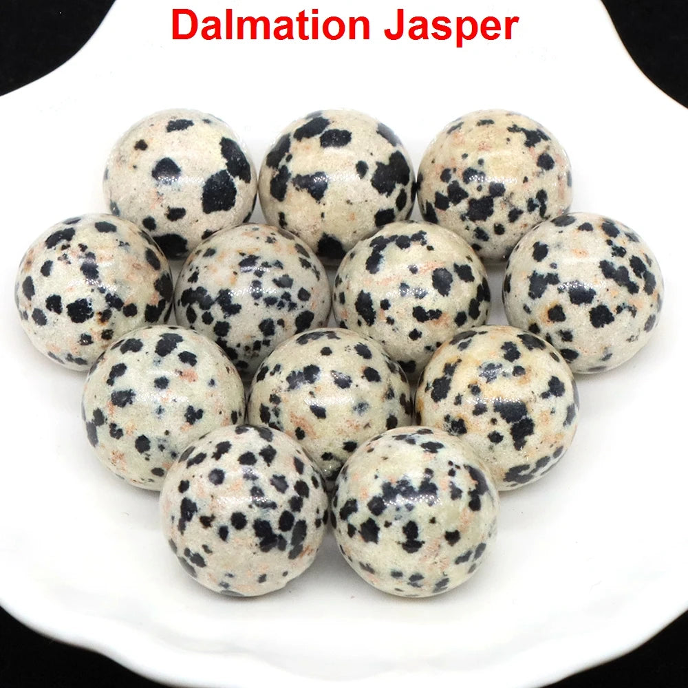 Wholesale 16mm Mini Crystal Balls Natural Healing Stones Pocket Spheres Chakra Globe Reiki Bead Mineral Gems Specimen Home Decor