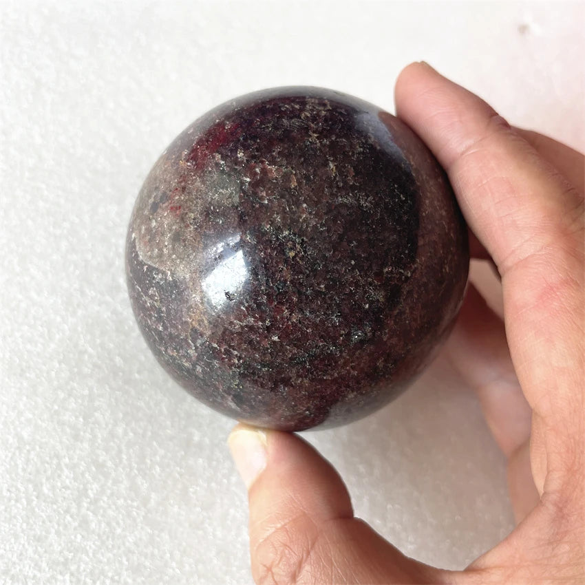 High Quality Natural Healing Crystal Balls Garnet Stone Crystal Spheres