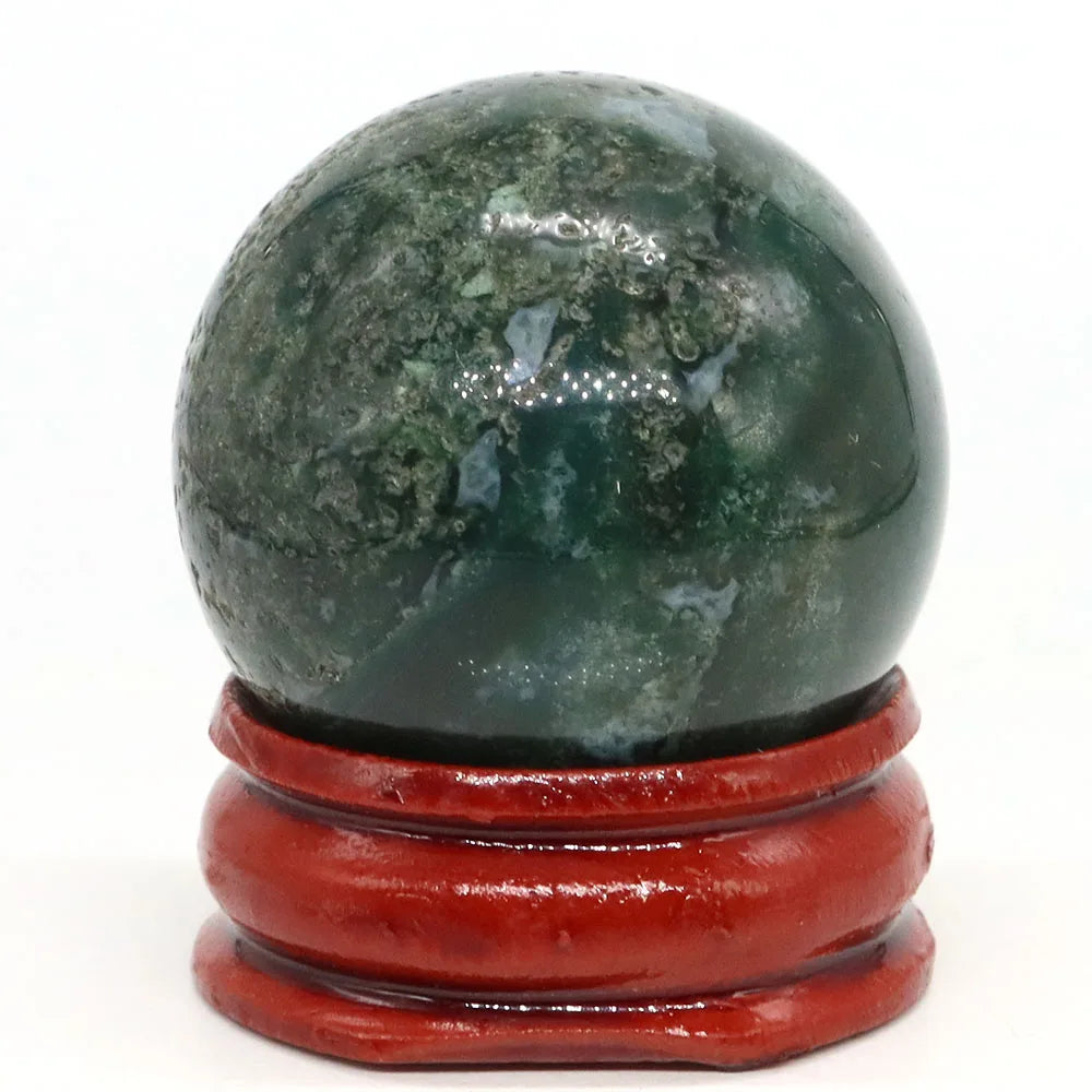 30mm Natural Stone and Crystal Ball Home Decor Reiki Healing Wicca Gemstone Sphere Collection Mineral Energy Gems Massage Globe
