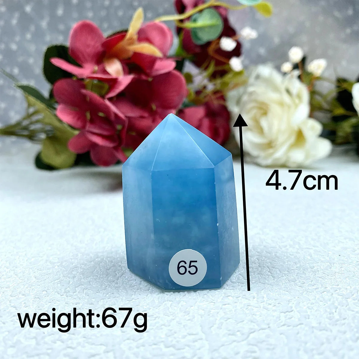 Natural Aquamarine Sapphire  Crystal Tower Exquisite Reiki Crystal Energy Sphere Home Decor Jewelry Gift