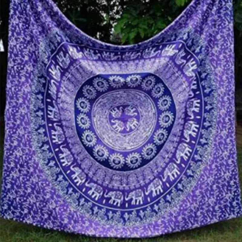 Mandala tapestry macrame wall tapestry Wall Hanging Bohemian Beach Mat Polyester Thin Blanket Yoga Shawl Mat Blanket boho decor