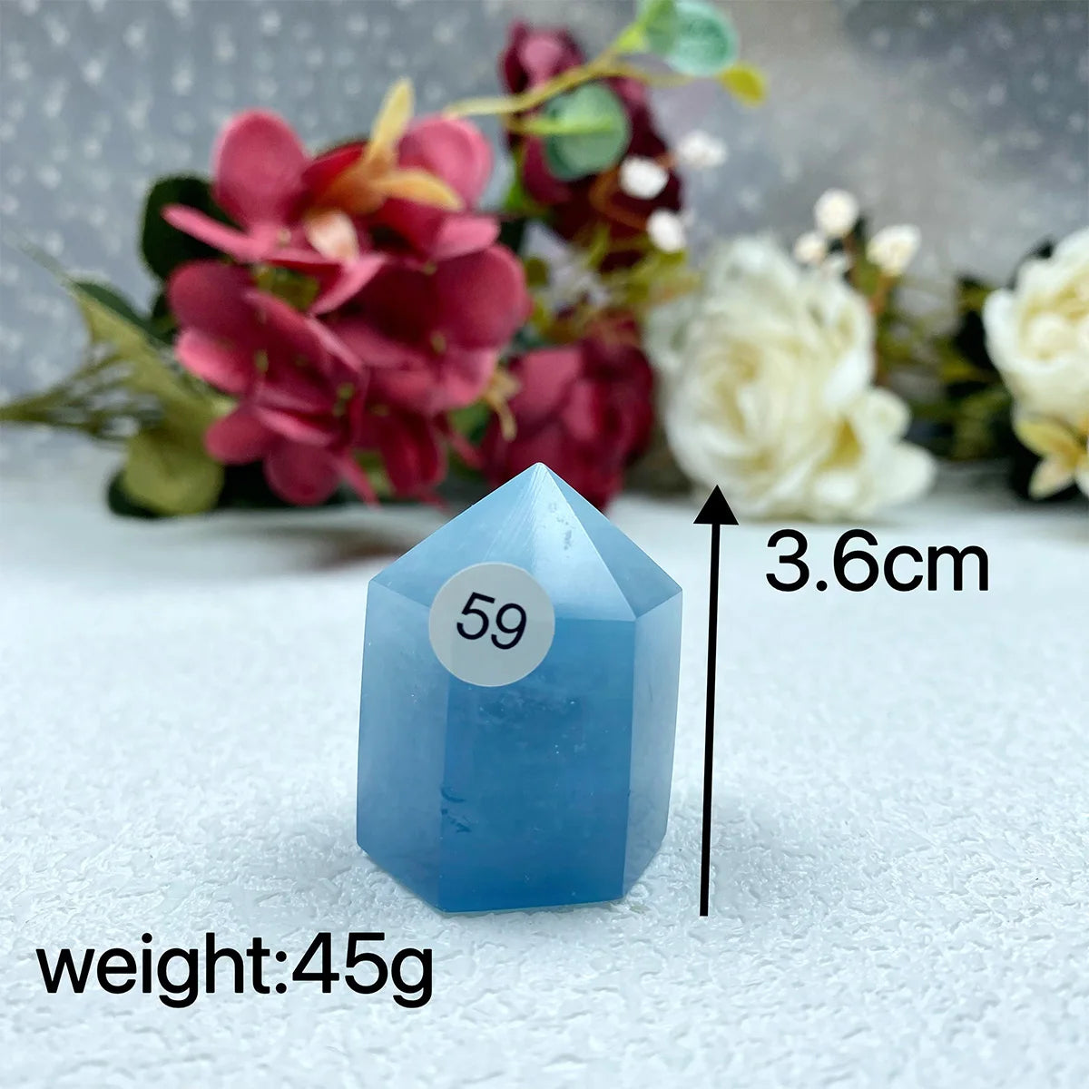 Natural Aquamarine Sapphire  Crystal Tower Exquisite Reiki Crystal Energy Sphere Home Decor Jewelry Gift