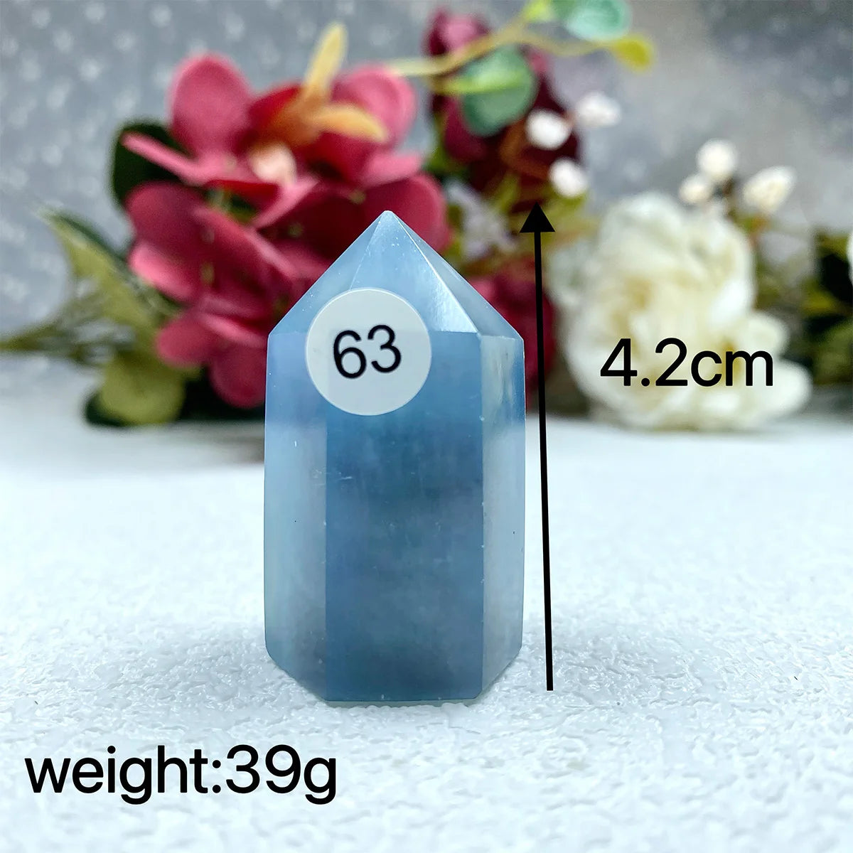 Natural Aquamarine Sapphire  Crystal Tower Exquisite Reiki Crystal Energy Sphere Home Decor Jewelry Gift