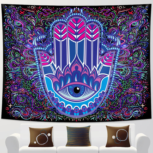 Indian meditation chakra tapestry home decoration Mandala tapestry background cloth Hippie witchcraft Bohemian decorative sheet