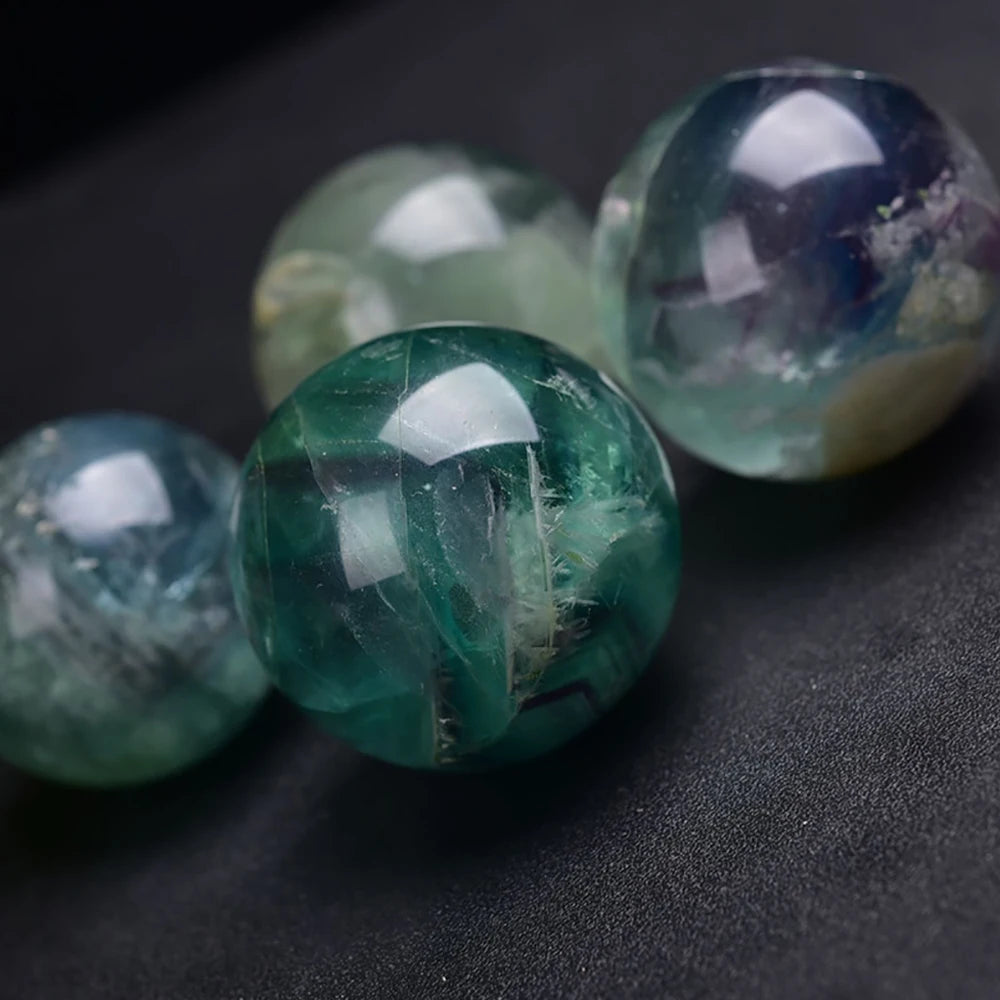 4-7CM/1.57"-2.75" Natural Crystal Quartz Stone Ball Polished Fluorite large ball Home Decorative Reiki Healing mineral sphere