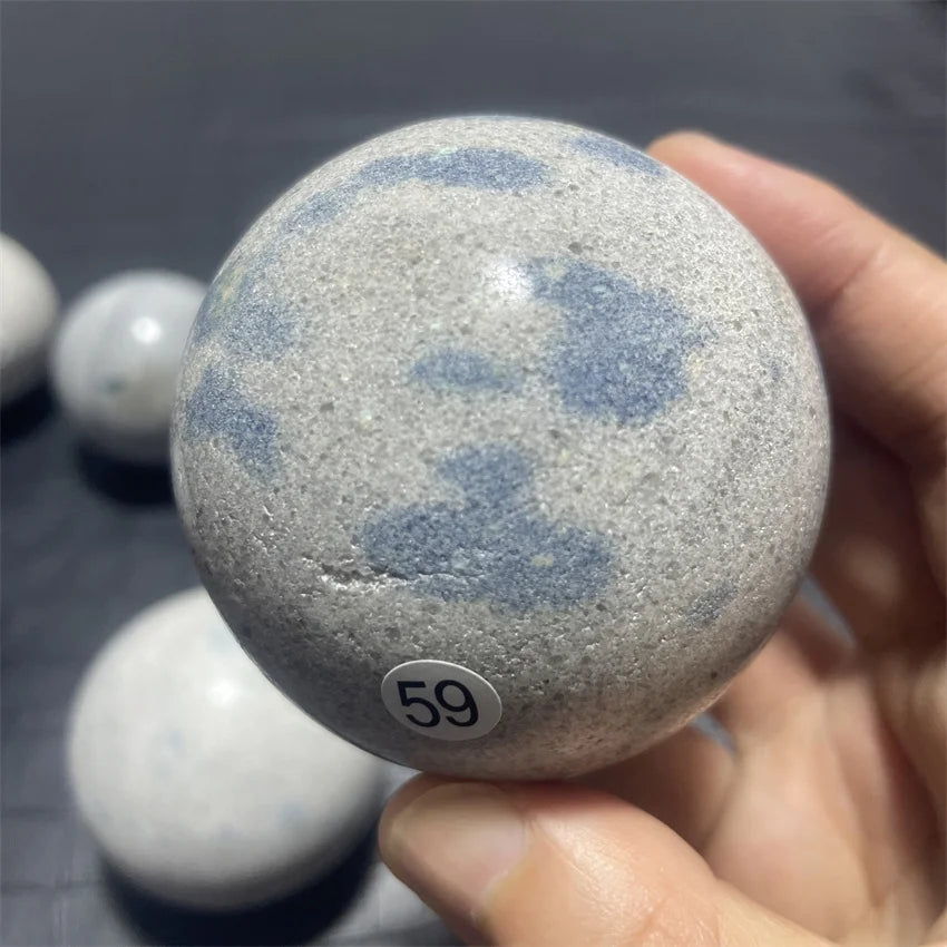 K2 Crystal Sphere Quartz Mineral Polished Gemstone Natural Stone Healing Craft Reiki Ball Home Decoration