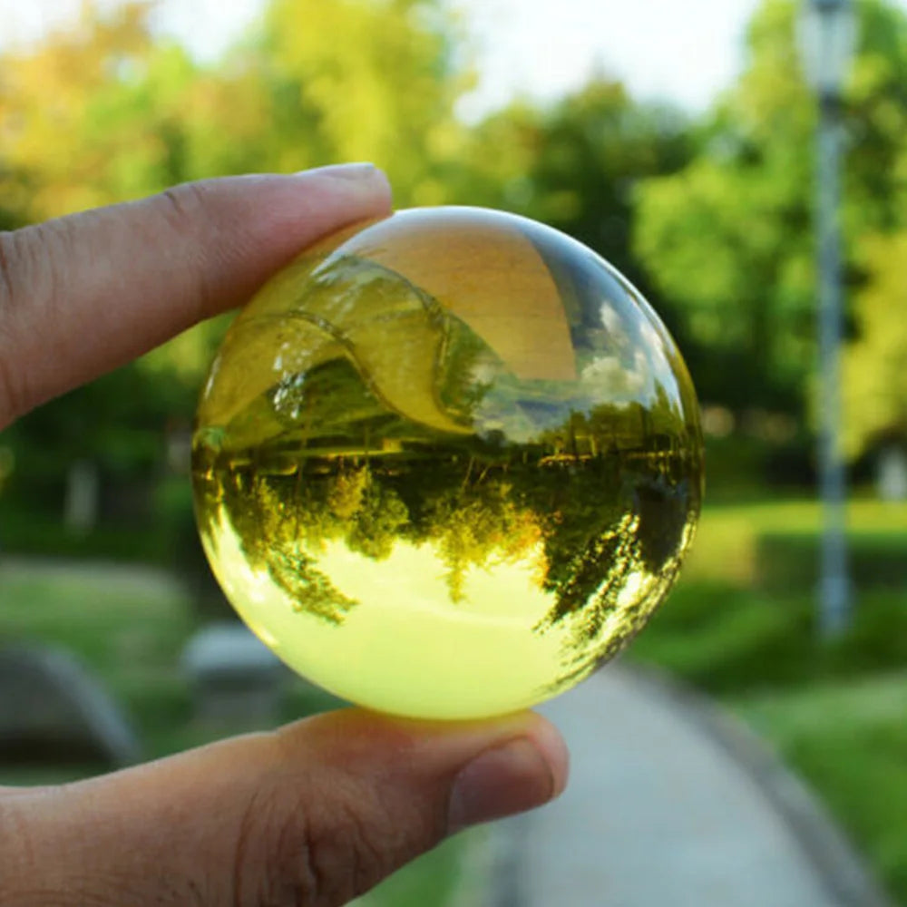 40/50/60MM Asia Rare Clear Multicolor K9 Crystal Ball Healing Magic Sphere Photography Props Lensball Living Room Decor Gifts