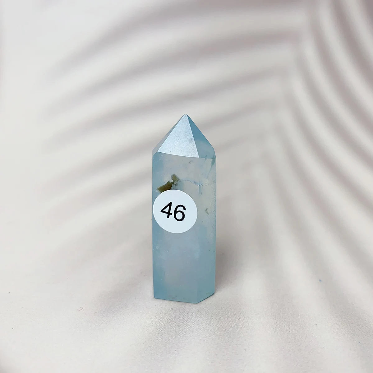 Natural Aquamarine Sapphire  Crystal Tower Exquisite Reiki Crystal Energy Sphere Home Decor Jewelry Gift