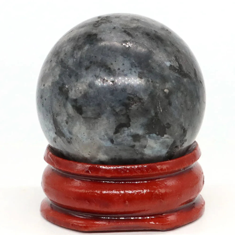 30mm Natural Stone and Crystal Ball Home Decor Reiki Healing Wicca Gemstone Sphere Collection Mineral Energy Gems Massage Globe