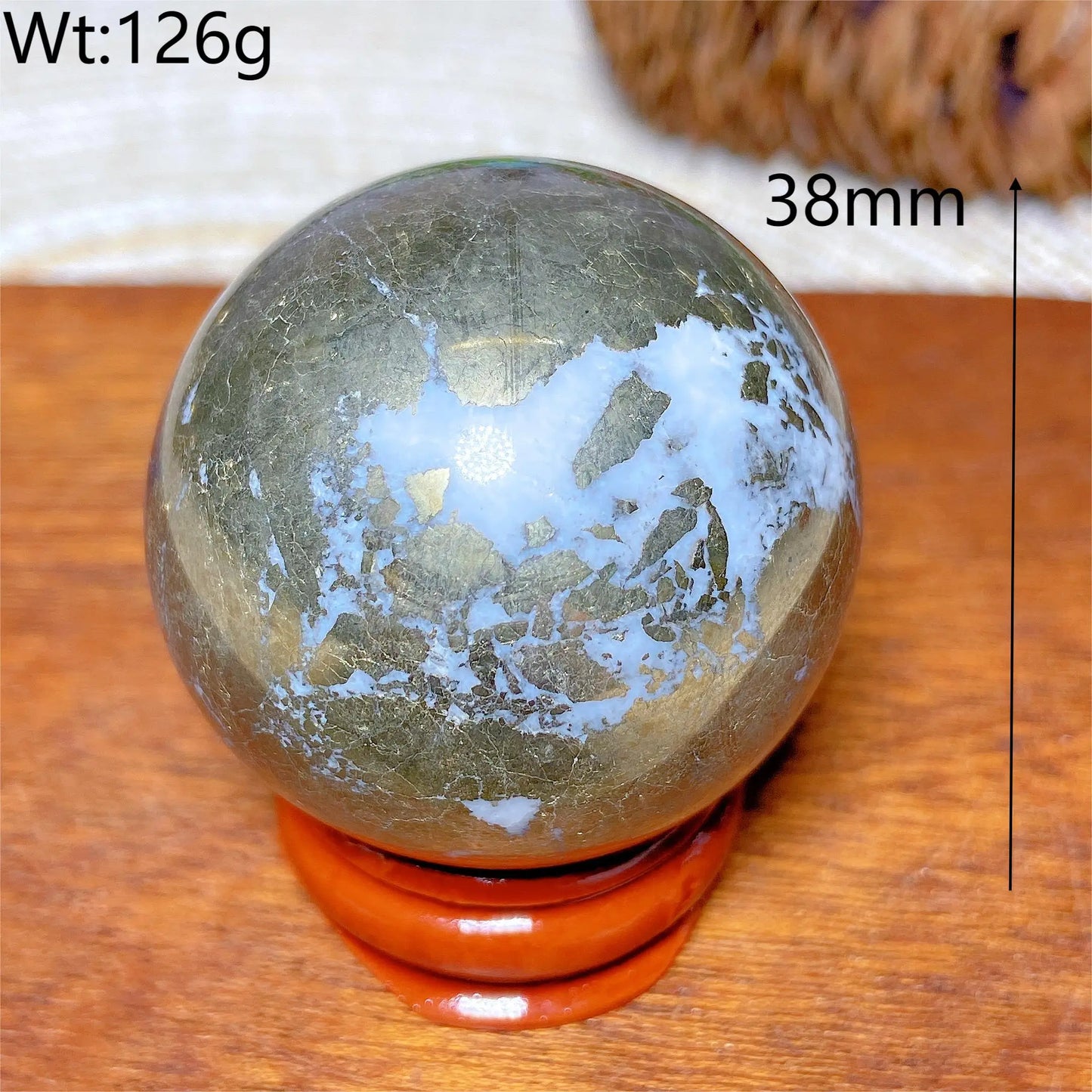 Natural Crystals Pyrite Sphere Ball Polished Healing Mineral Energy Stone Reiki Home Decorations Gift Ore Crafts Desk