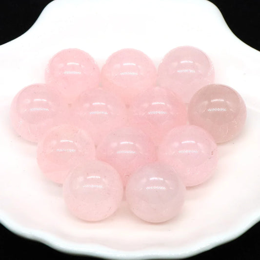 Wholesale 16mm Mini Crystal Balls Natural Healing Stones Pocket Spheres Chakra Globe Reiki Bead Mineral Gems Specimen Home Decor