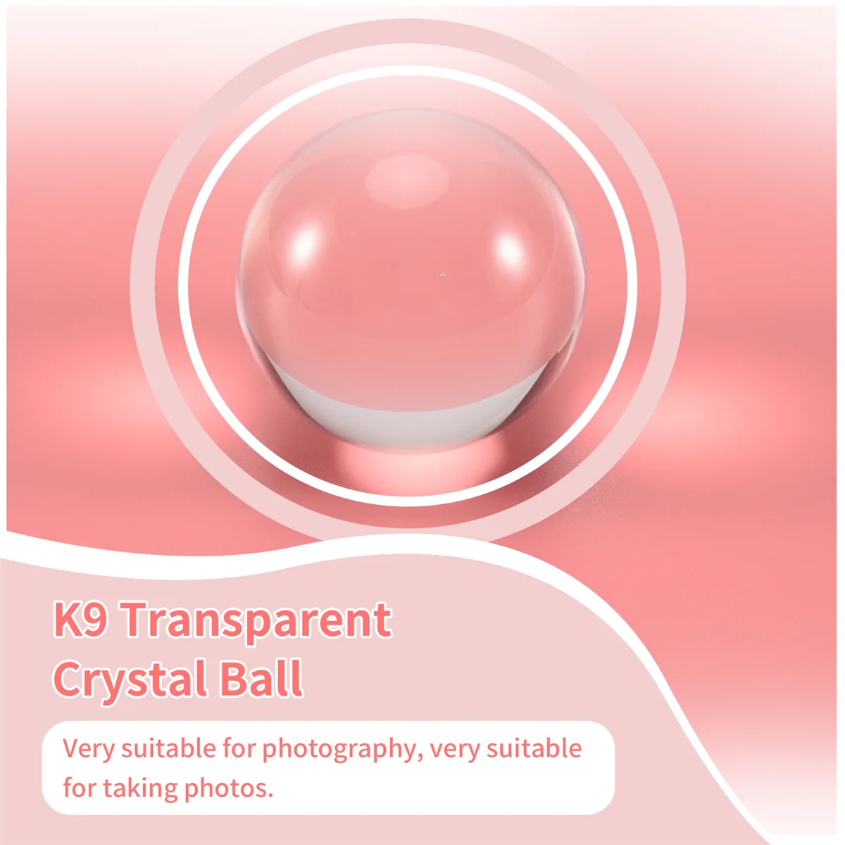 AD30-Transparent color Glass Crystal Ball Healing Sphere Photography Props ball Decor 30Mm