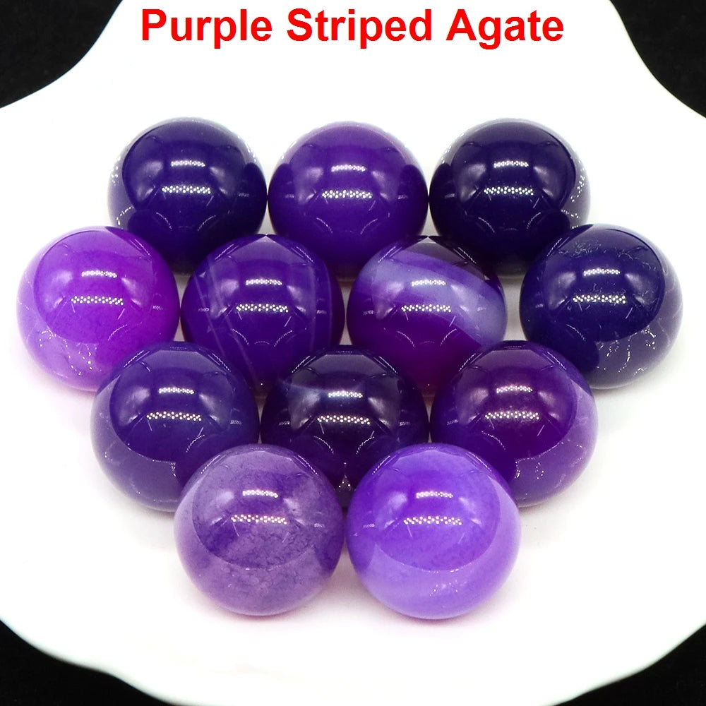 Wholesale 16mm Mini Crystal Balls Natural Healing Stones Pocket Spheres Chakra Globe Reiki Bead Mineral Gems Specimen Home Decor