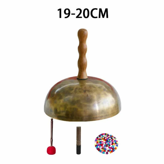 Tibetan Sound Bowls Relax Handmade Hand-held Prayer Singing Bowl Detachable Meditative Yoga Musical Percussion Instruments