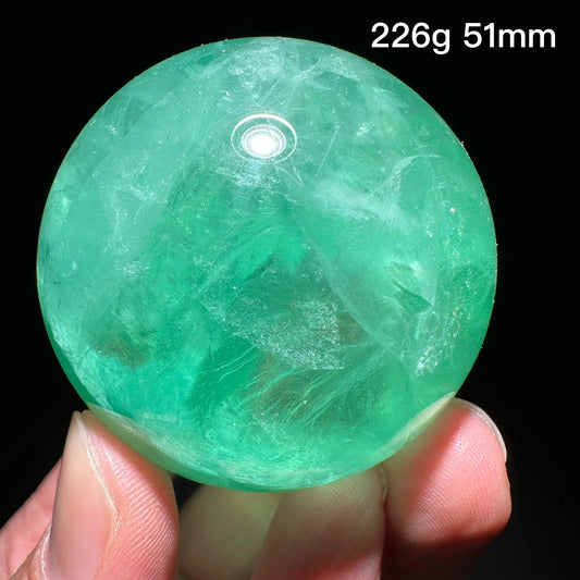 Natural Green Fluorite Sphere Polished Quartz Crystal Ball Feng Shui Witchcraft Home Decor Gift Reiki Healing Stone